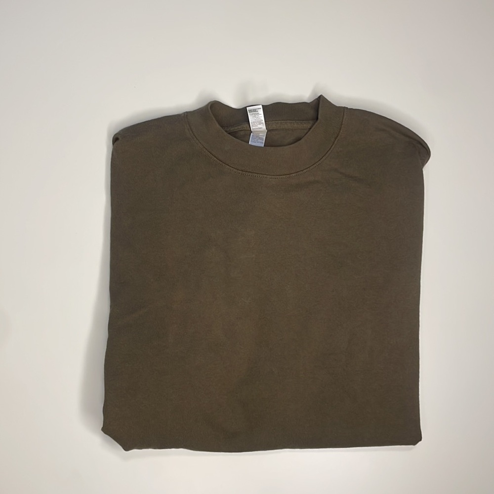 Brown Los Angeles Apparel 7.5 Ounce Shrink Free Long-Sleeve